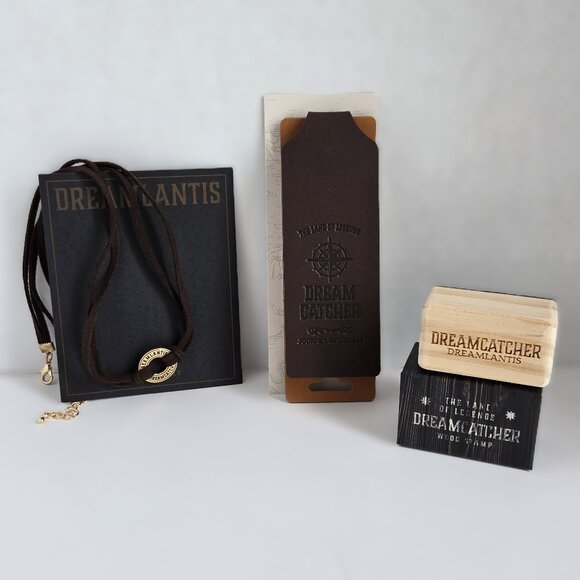 💎 DREAMCATCHER Dreamlantis K-Pop MD Set (4 Pc: Poster, Bracelet, Stamp, Tag) - Picture 1 of 16